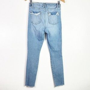 Good American Women's High Rise Waist Distressed Jeans Stretch Denim size  8/29